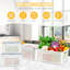 Plastic Food Storage Container - Set of 4 Containers and 4 Lids