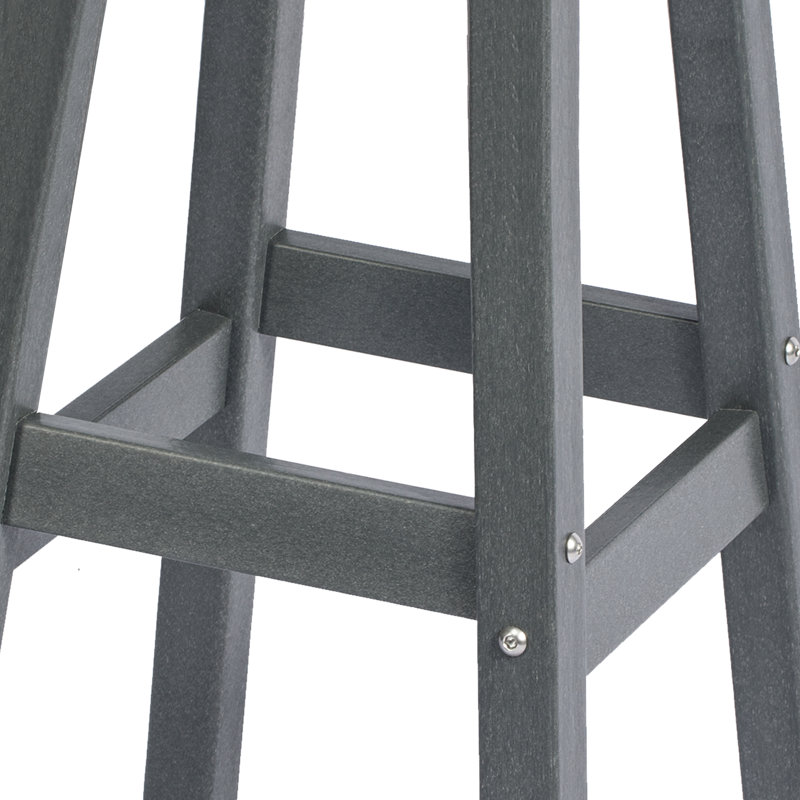 Tabouret d'extérieur Laguna, Gris foncé