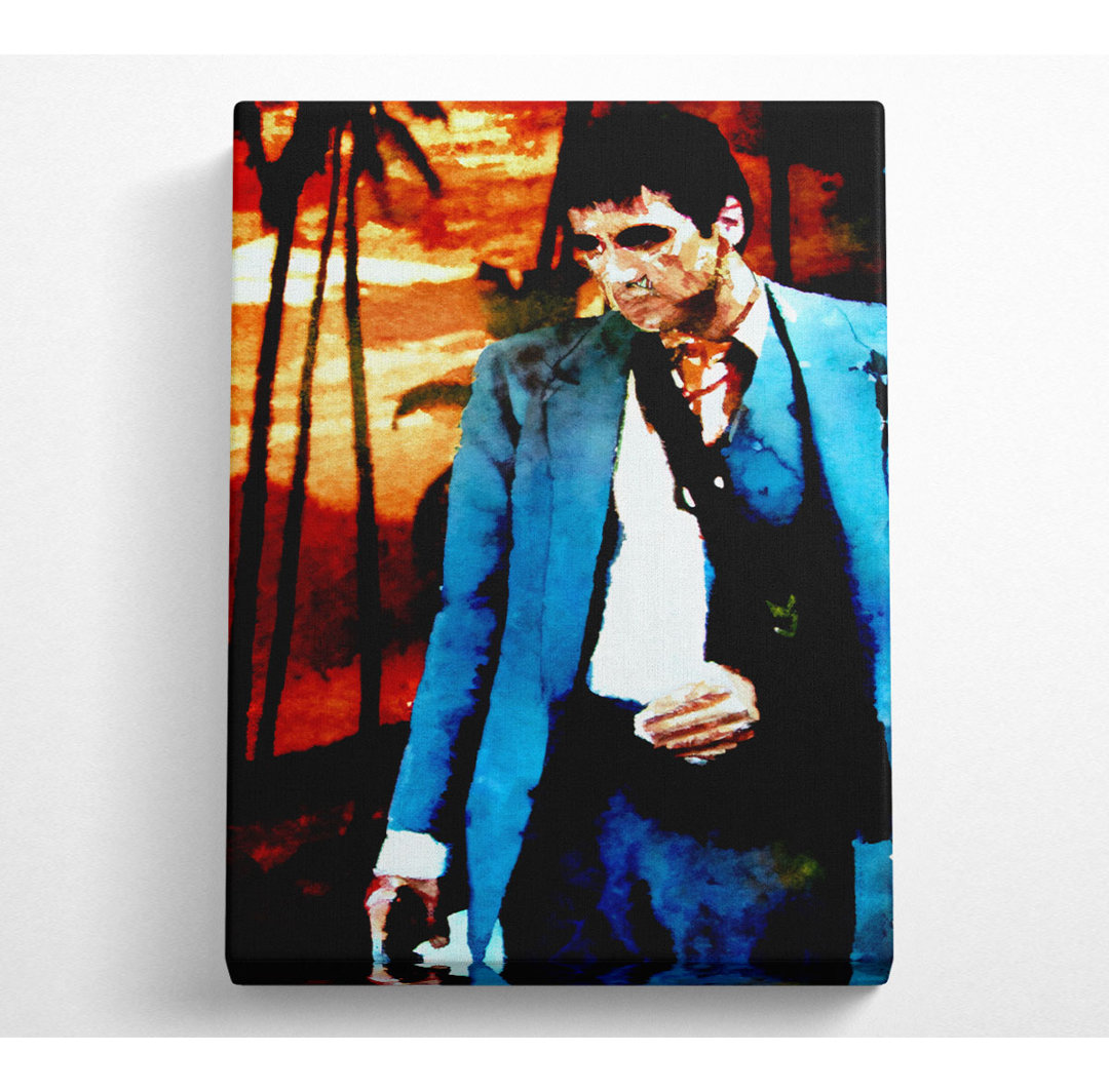 Al Pacino Scarface 03 - Kunstdrucke auf Leinwand