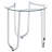 Dutton Chrome 3-piece Round Coffee Table Set