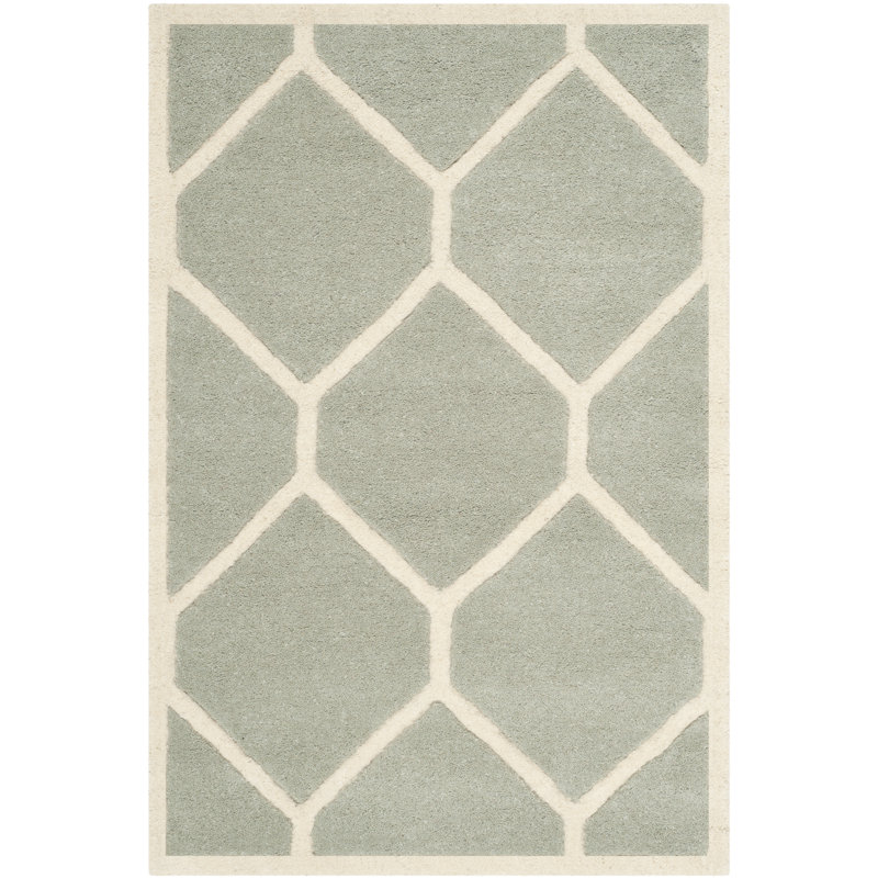 Chatham Hand Tufted Wool Geometric Rug, Rectangle 2' x 3'