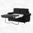 58" Pull Out Sofa Bed with Twin Size Memory Mattress-656358544