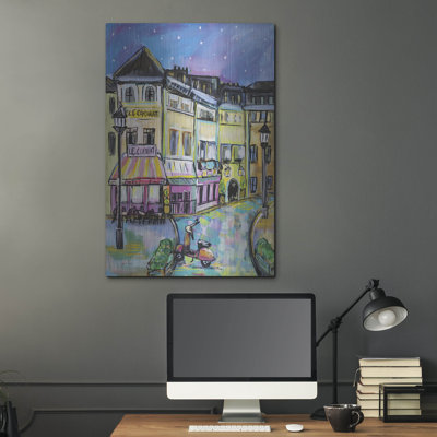 «Paris Evening» par Jeanette Vertentes, art en métal