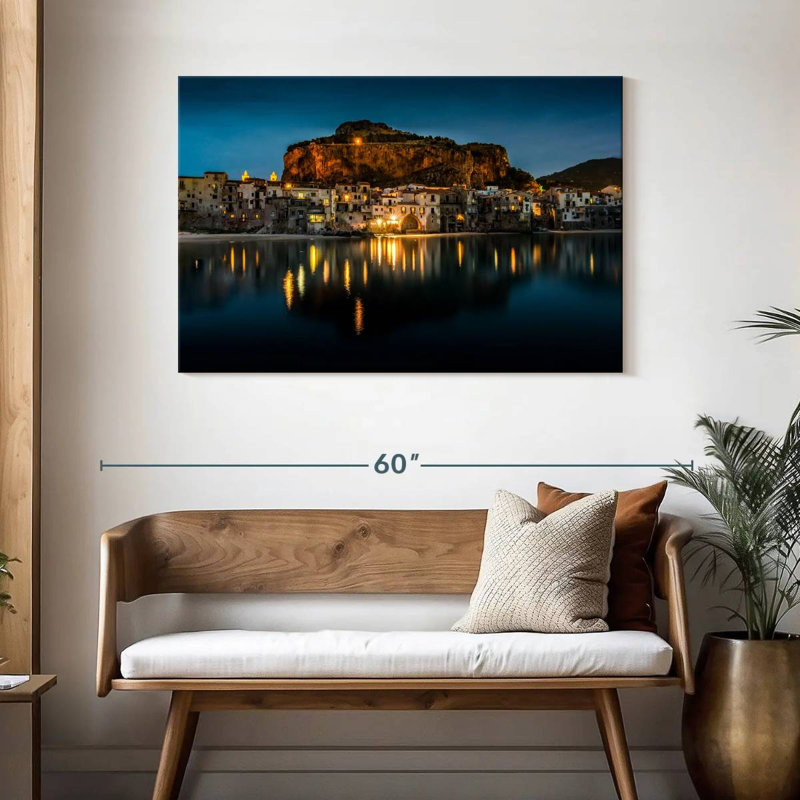 Ravi Cefalu At Night, 30" H x 45" W