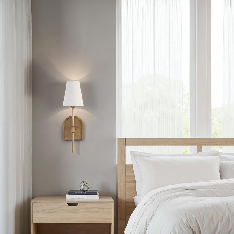 Montreux Wall Sconce, Brushed Brass