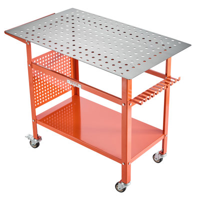 Welding Table 40"x24" Welding Workbench Table with 800LBS Static Weight Capacity