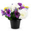 Artificial Silk Flower Grave Pot Memorial - Cemetery Graveside Tribute-1346540328