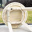 Round Acacia Outdoor Side Table , 45cm cm W 45cm cm D