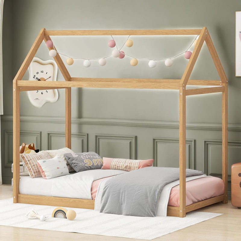 Lit simple en bois, Bois