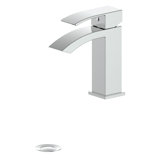 Zephyr Single Hole Bathroom Faucet with Drain Assembly