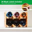 6 Bottle Solid Wood Tabletop Wine Bottle Rack in Natural