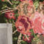 Tapis noir / rouge à motif floral Tammie-526454656