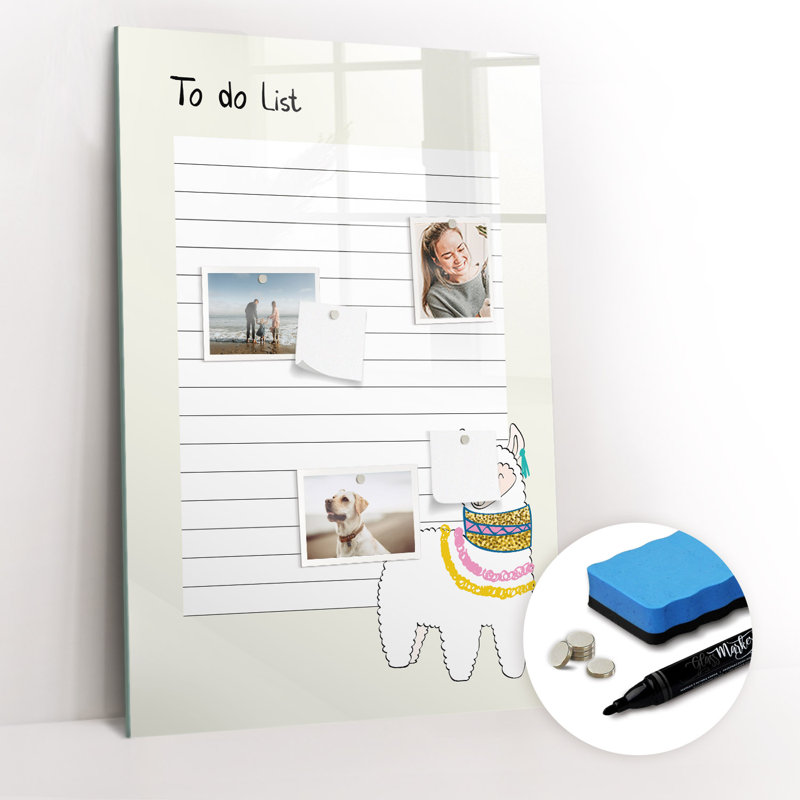 Magnetic Glass Dry Erase Board