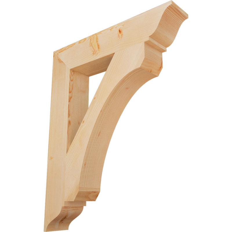 Support lisse Legacy, Sapin de Douglas, H 40 po x l 5,5 po x P 32 po