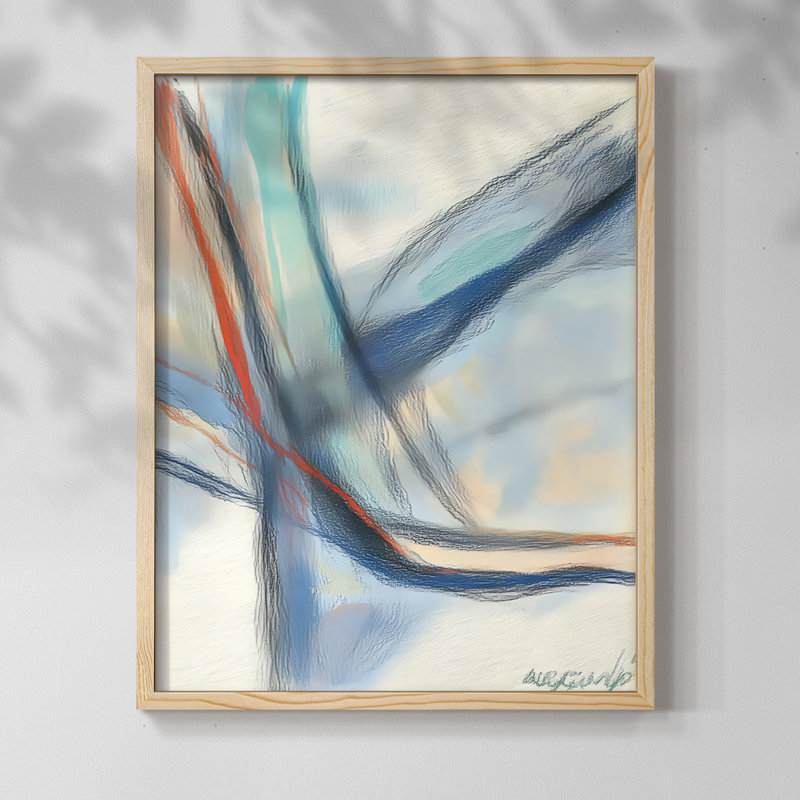 "ABSTRACT Series DCCxx" par J Paul, Naturel / naturel, H 11 po x l 9 po