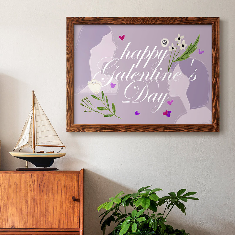 Joyeuse Saint-Valentin, collection A, Érable, H 14 po x l 20 po x P 1,5 po
