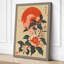 Spider Among Blooms Japandi - Wrapped Canvas-1001377480-1001377474