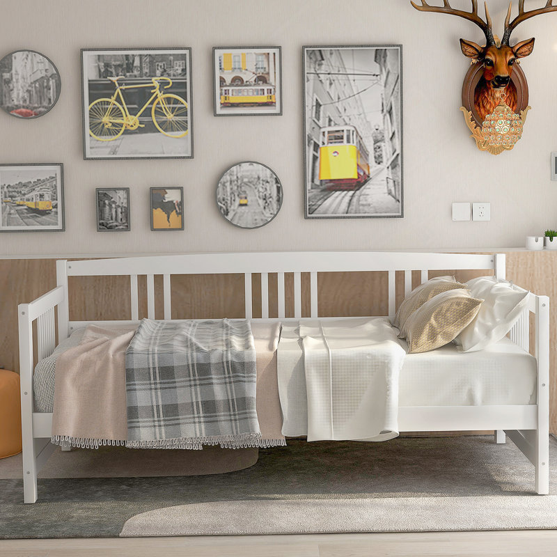 Modern Solid Wood Daybed, Multifunctional