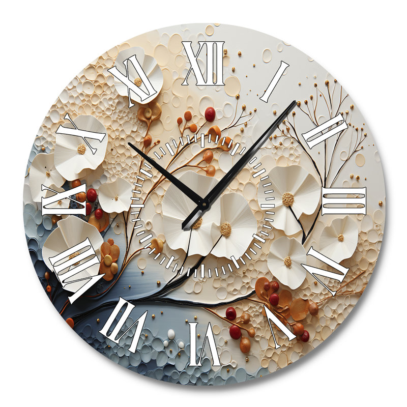 Horloge murale Ethereal Elegance, Grand
