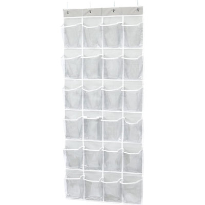 24 Pair Stackable Hanging Shoe Organizer