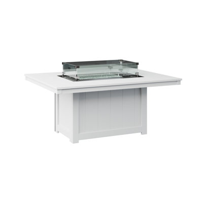 Berlin Gardens Donoma Rectangular Fire Pit Table