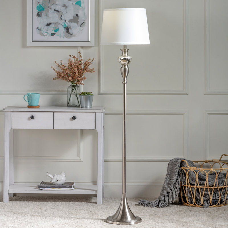 Deering 61.5'' Brushed Traditional Floor Lamp
