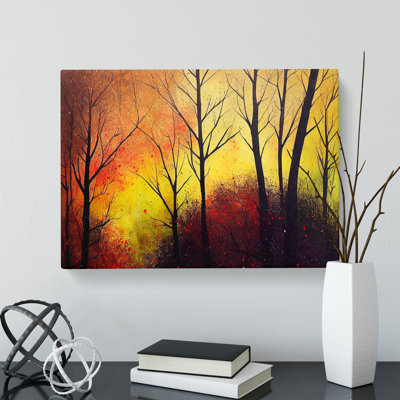 Autumn Forest Splatter Vol.3 - Wrapped Canvas
