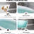Luxury Freestanding Solid Surface Soaking Bathtub In Stone Resin, Matte White Nuance Setting, Tailored For Contemporary Bathroom Ambiances, 59" Size Readiness, Overflow And Pop - Up Drain, Good Heat