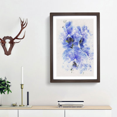Purple Orchid Flowers - Picture Frame Painting Print