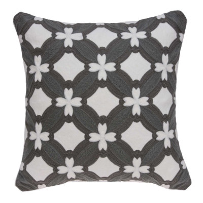 Coussin décoratif carré en coton 20 po Parka Collection Noma