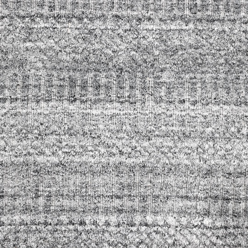 Sanam Striped Area Rug in Gray, Rectangle 5' x 8'
