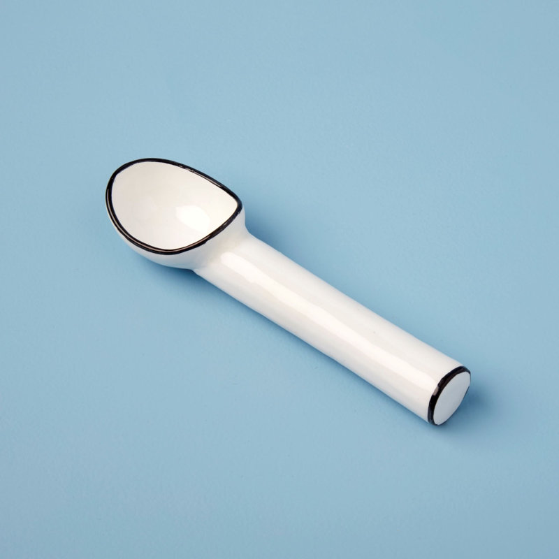 Cuillère à crème glacée Harlow, blanc