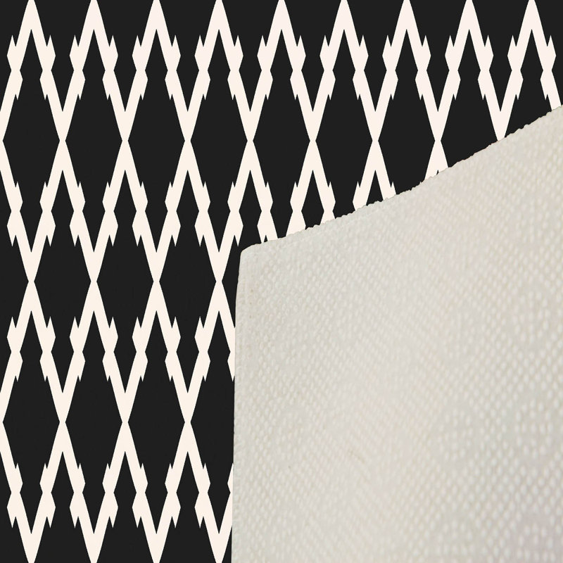 Soft Hall Carpet 2.6 x 4.9 Feet | 100% Polyester, 0.04 in Pile Height | Antibacterial, Non-Slip Underside | Woven with 3D Digital Printing | Machine Washable | Durable & Stylish for Entryways & Living Rooms