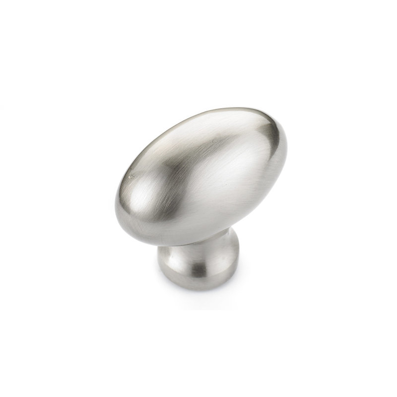 Poignée ovale Expression, Nickel brossé