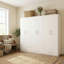 3-Piece Wooden Wardrobe With 3 Drawers-635892020