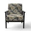 Chaise d'appoint florale Cobalt-6885399