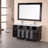 61 " W Freestanding Standard Free Standing Single Double With Stone Top with Mirror