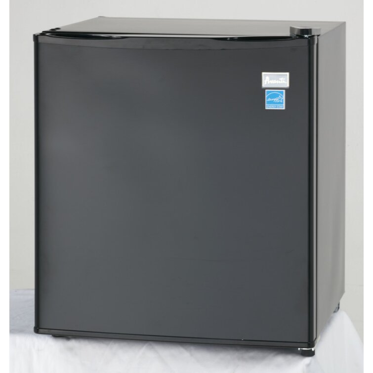 1.7 Cu.Ft Retro Black Mini Fridge w/Freezer Removable Shelves Refrigerator  Home
