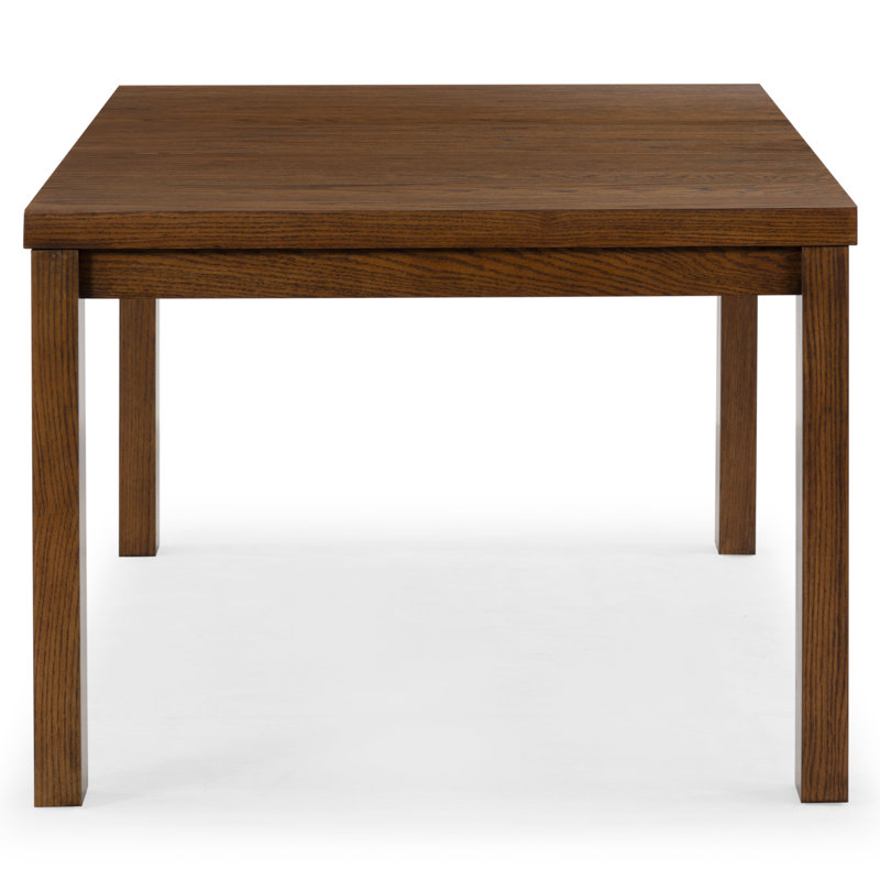Desmond Extendable Wood Dining Table, Medium Oak
