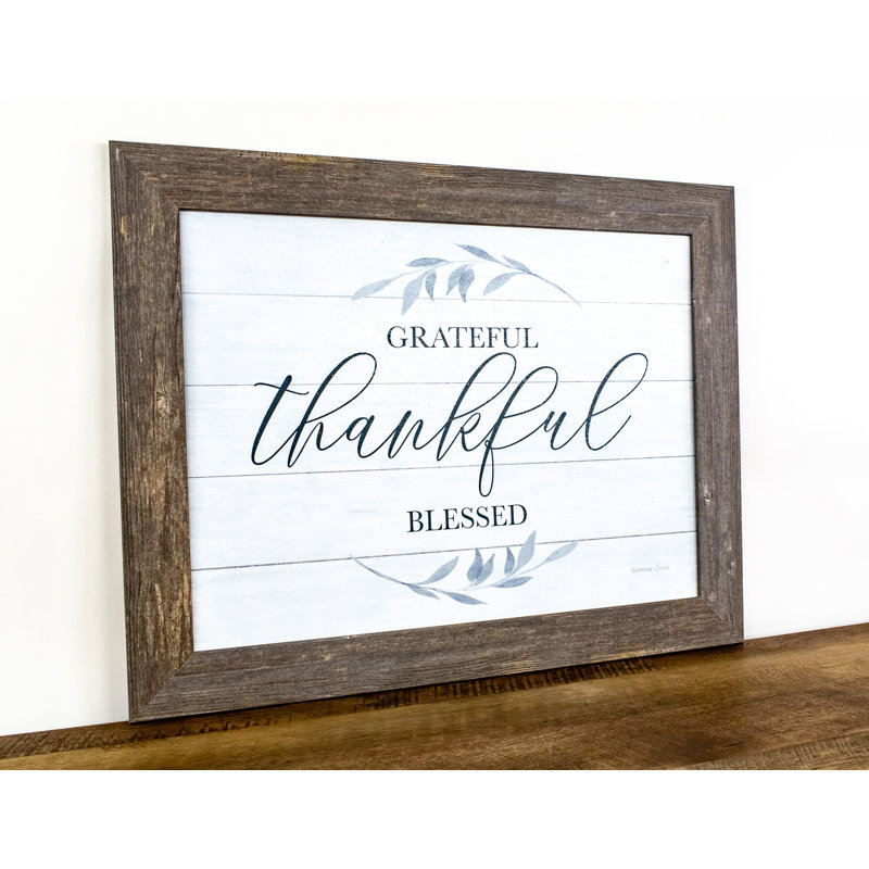 Grateful Thankful