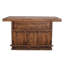 Bar en bois massif avec repose-pieds en fer-1194014040