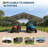 20x20 ft Heavy-Duty Metal Carport with Steel Frame, Garage Shelter for Cars, Boats, or Tractors