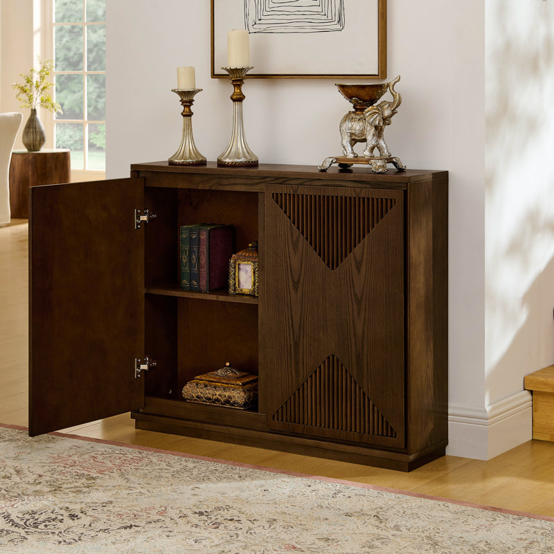Armoire d'appoint Mid-Century, Brun