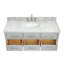Ensemble de meuble-lavabo mural simple 55 po Macmullin-368795120-368795121