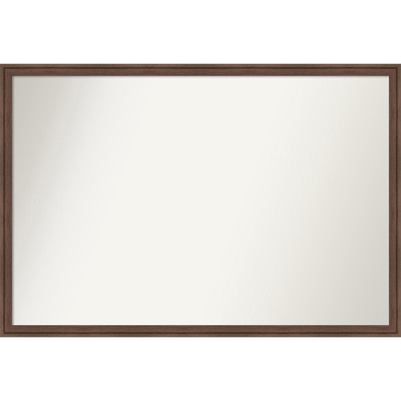 Miroir mural Florence, Rectangle, 25,75 po x 37,75 po, Argent