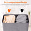 Bhargava Fabric Laundry Hamper with Handles-1139625628-1139625603