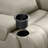 Leather Power Lift Recliner with Pocket and Lumbar Pillow-372809230