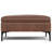 Repose-pieds de rangement pour table basse 36 po avec couvercle relevable Rebecca