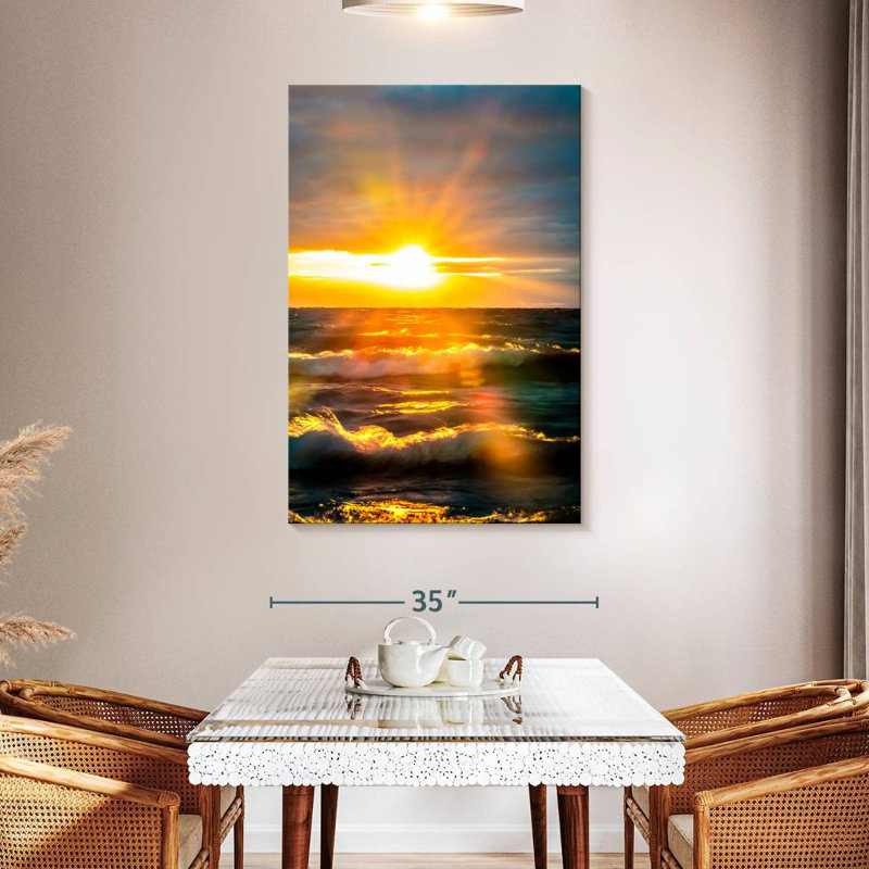 Gillard Sunrise Over Ocean I, H 48 po x l 32 po