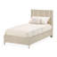 Lotus Bay Panel Bed With LED Lights - Sand-1517774599